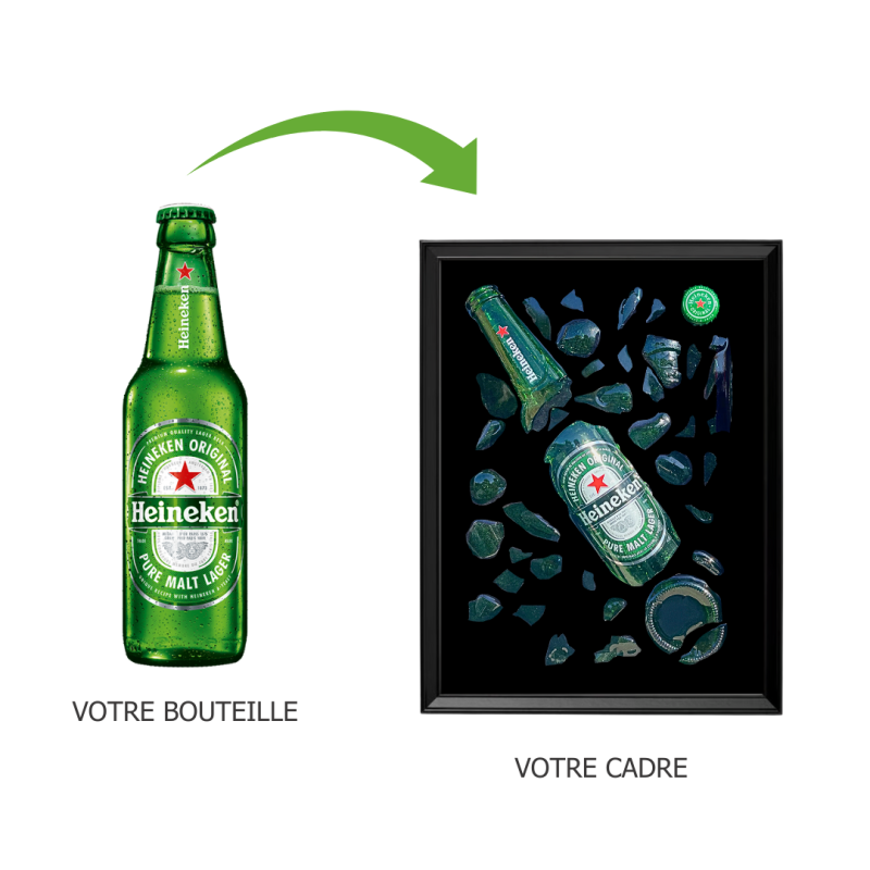 Votre bouteille en tableau